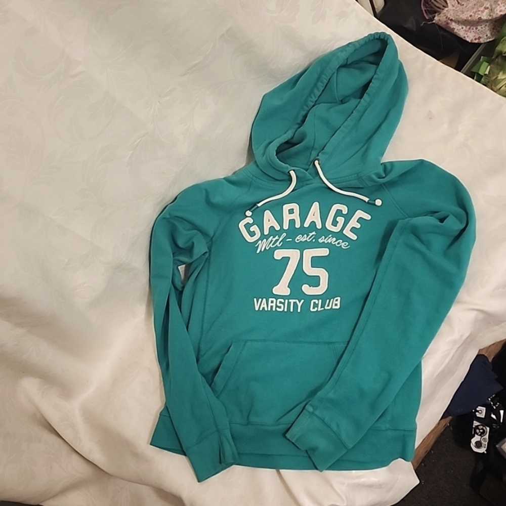 Garage Women's Aqua Blue Sweater